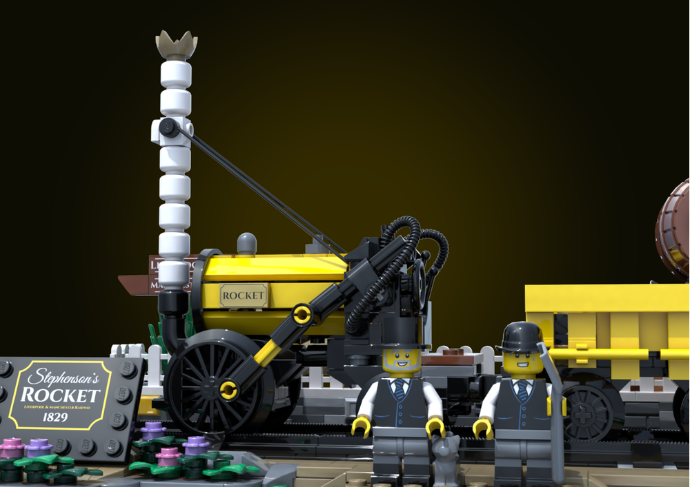 Stephenson's Rocket Display Set