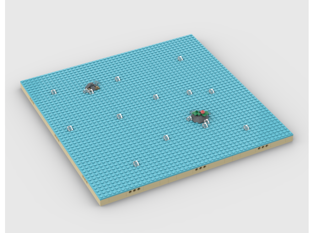 Pirates Diorama - Water Base