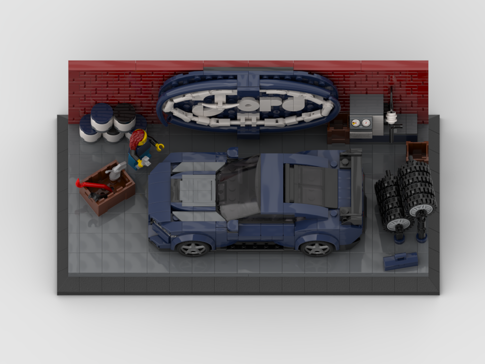 Display For Set 76920 - Ford Mustang Dark Horse Sports Car