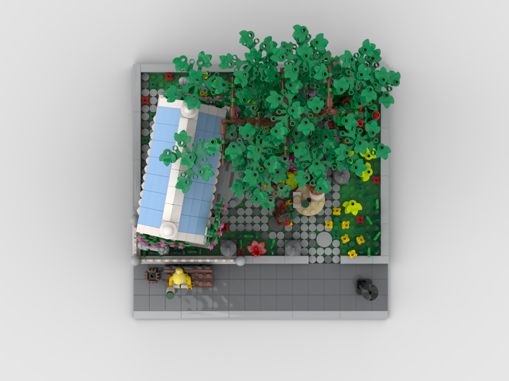 Modular Garden With Coffee Shop