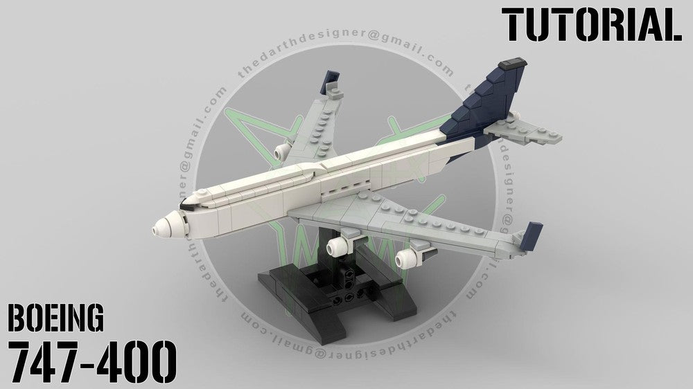 Boeing 747 -400 1:300 Scale – MOCBoxing