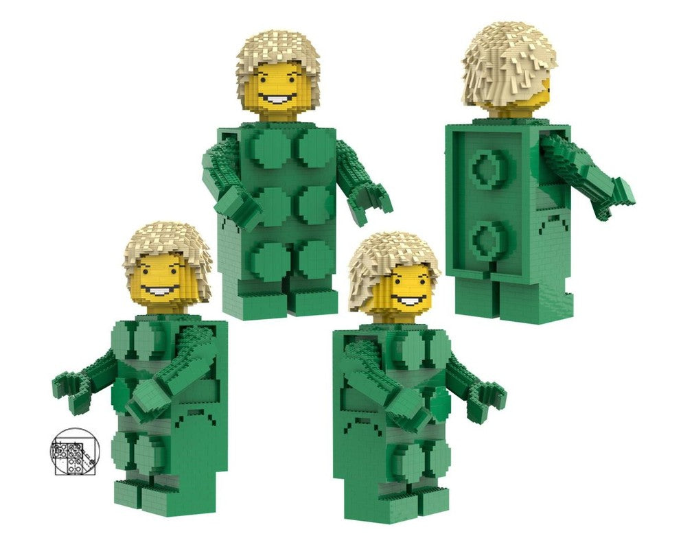 Maxi Figure Green Brick Costume