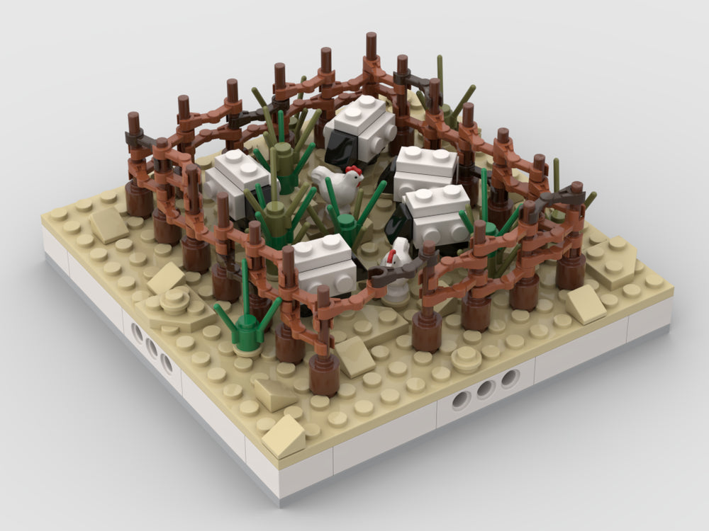 Herd Of Sheep For A Modular Desert Village