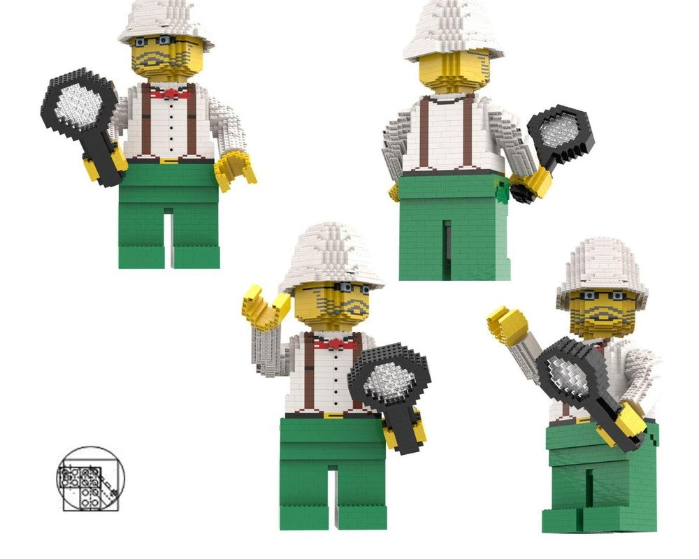 Maxi Figure Botanist With Magnifying Glass