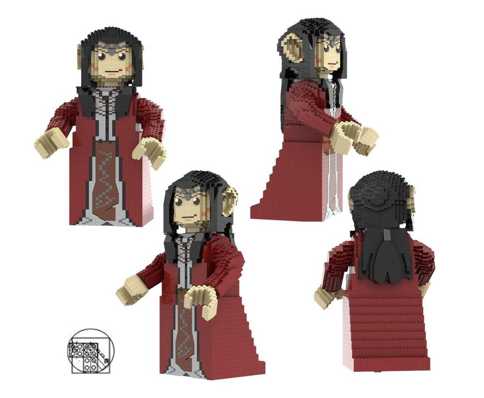 Maxifigure Elrond With Dark Red Robe