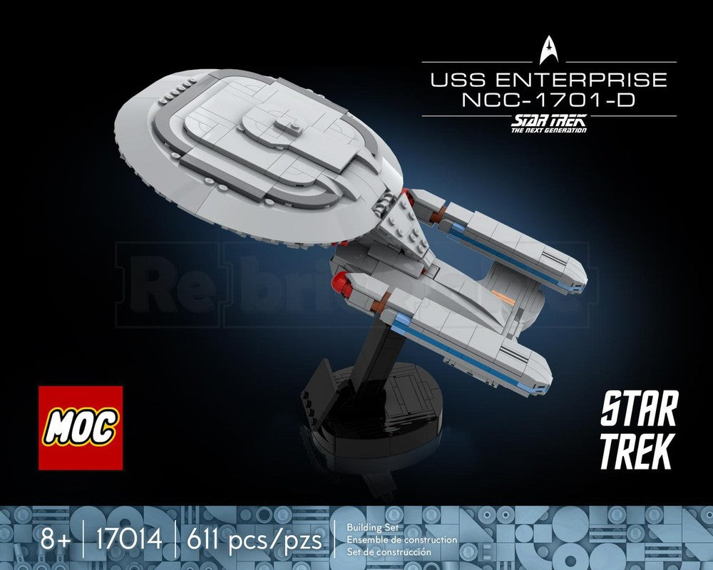 USS Enterprise (NCC-1701-D) Midi Scale — Star Trek: The Next
