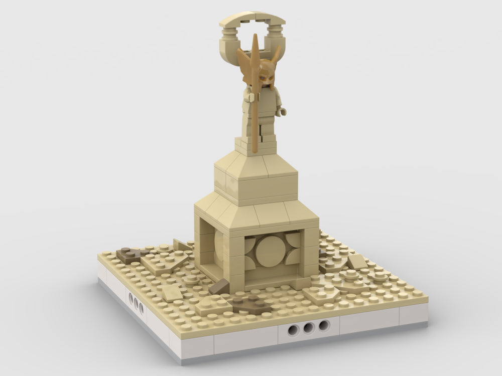 Desert Statue For A Modular Desert Village