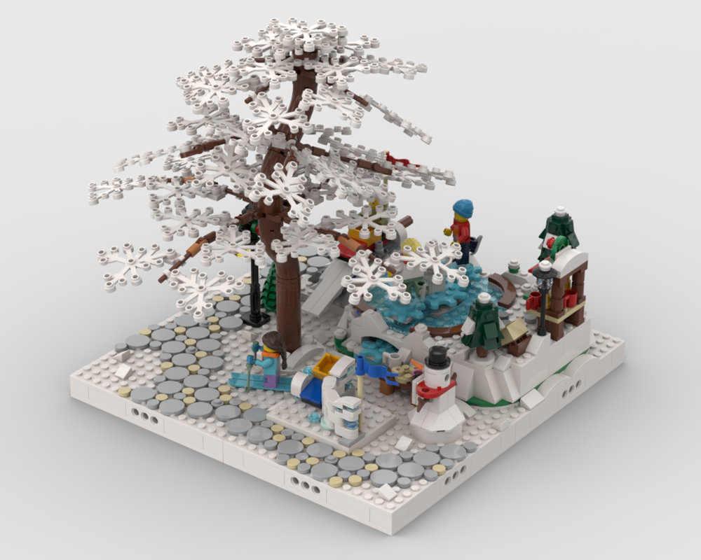 Winter Village - Display For Sets 40424 + 40416