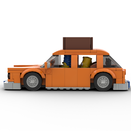 Inspired By Simpsons Marge's Car
