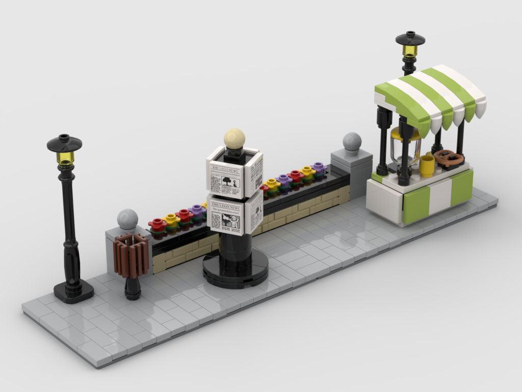 Modular Corner Lemonade Stand | Turn Every Modular Model Into A Corner