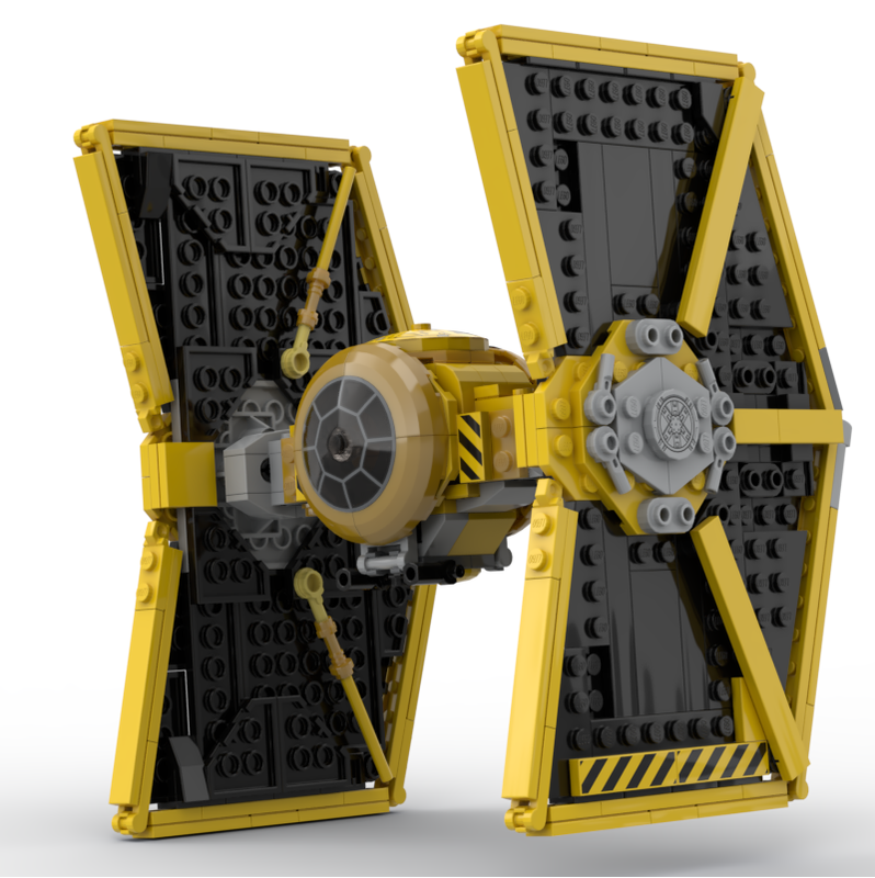 Mining Guild TlE Fighter (MOD Of 75347 & 75300) TIE