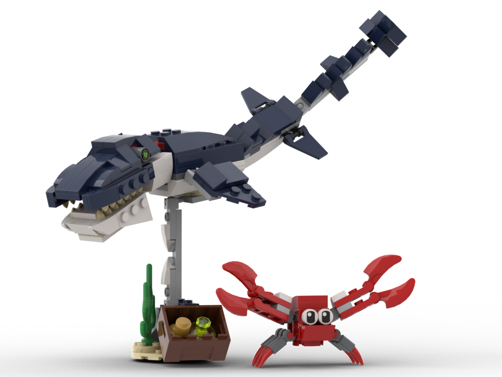 Coral Reef + 31088 Sea Dinosaur Alternative Build