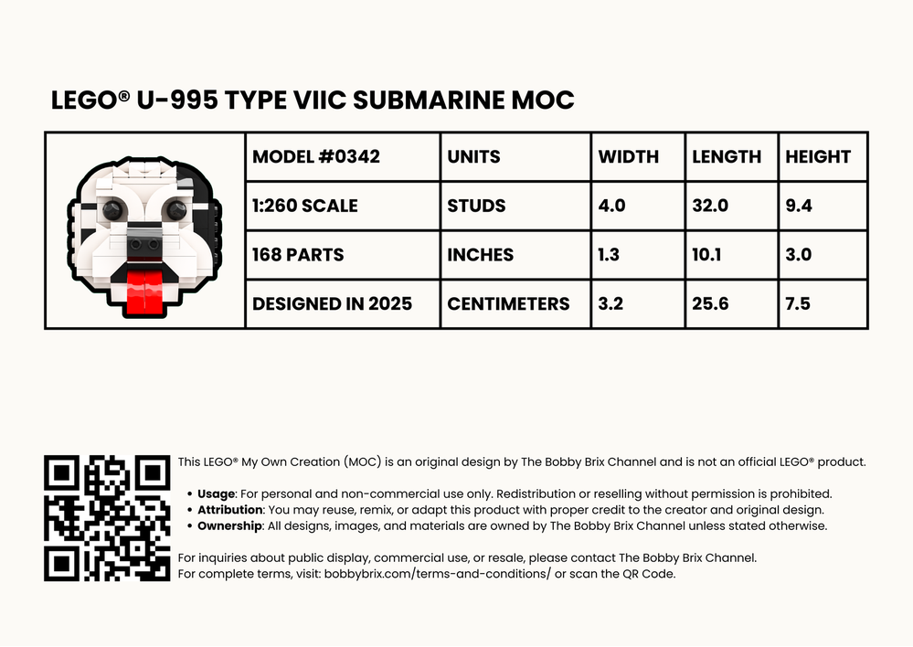 U-995 Type VII Submarine