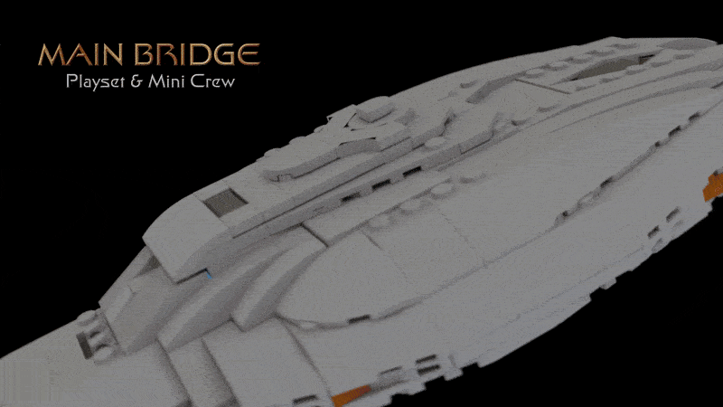 USS Voyager (NCC-74656) Midi Scale — Star Trek: Voyager/Picard/Lower Decks