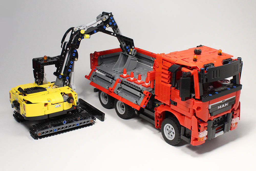 Man TGX Excavator Transport