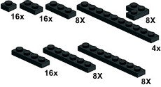Black Plates 1 x n