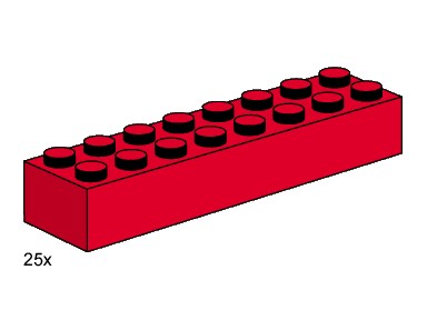 2 x 8 Red Bricks