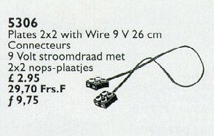 Plates (2 x 2) with Wire (26 cm)