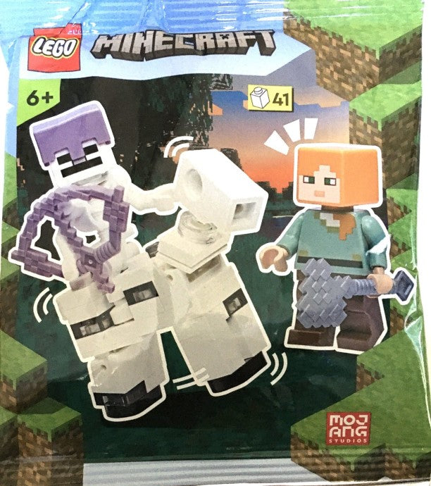 Alex with Skeleton and Skeleton Horse foil pack