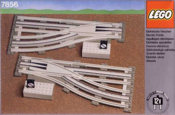 Left and Right Manual Points with Electric Rails