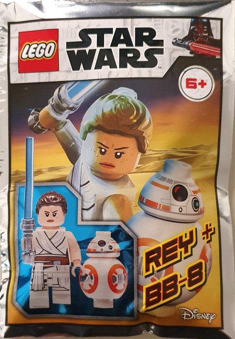 Rey and BB-8 foil pack