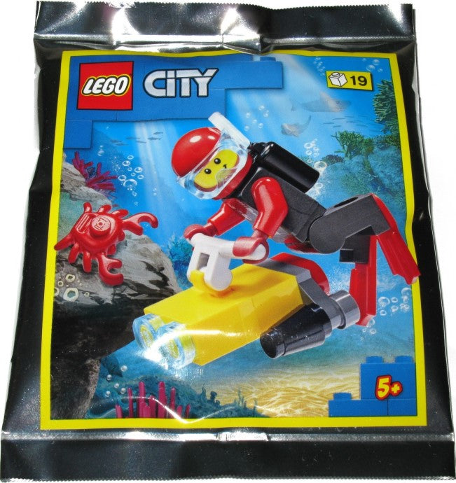 Diver and Crab foil pack