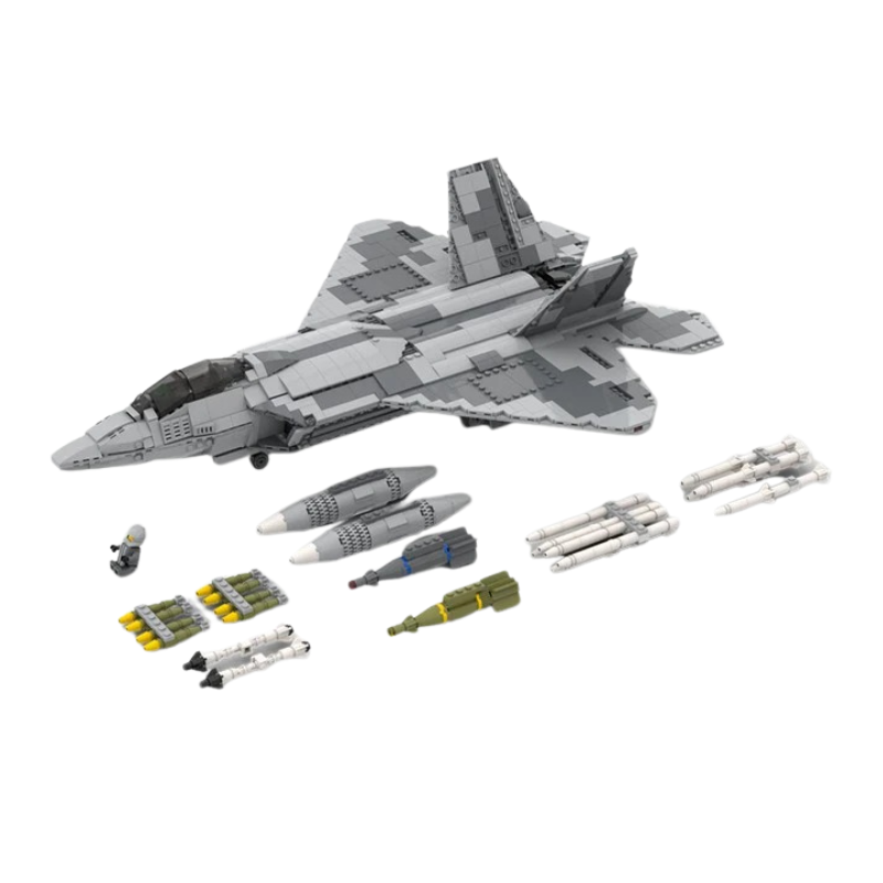 F-22 RAPTOR | 1:34 Minifig Scale | Lockheed Martin (V2)