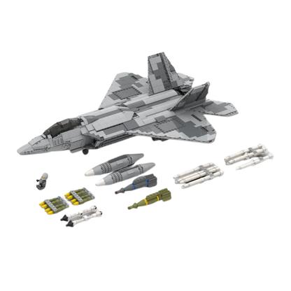 F-22 RAPTOR | 1:34 Minifig Scale | Lockheed Martin (V2)