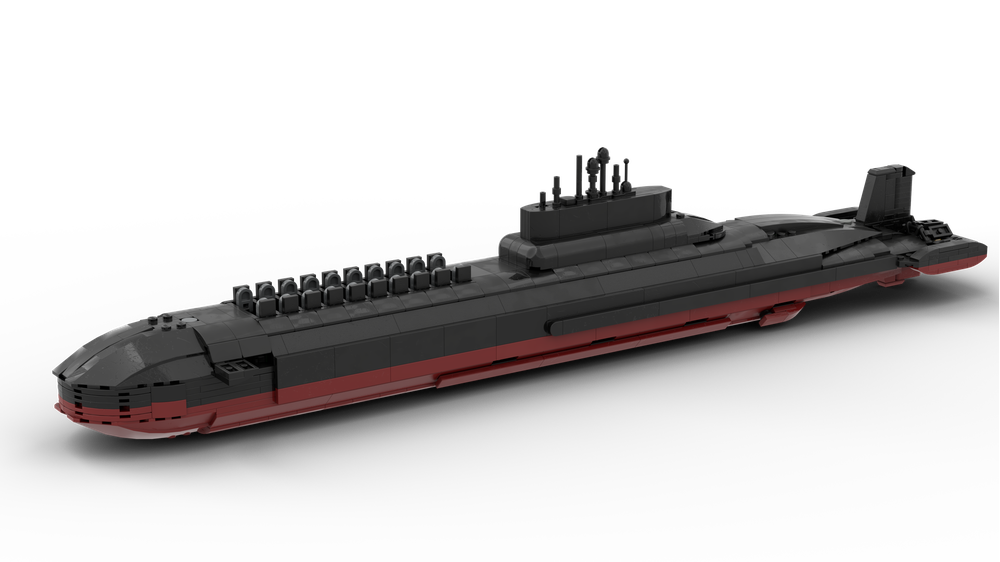 Nuclear Submarine TYPHOON | Project 941 Акула - 1:300 Scale