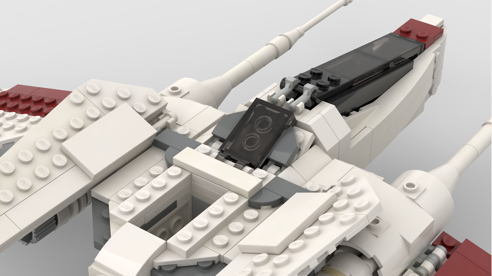 Vector Starfighter High Republic Minifigure Scale