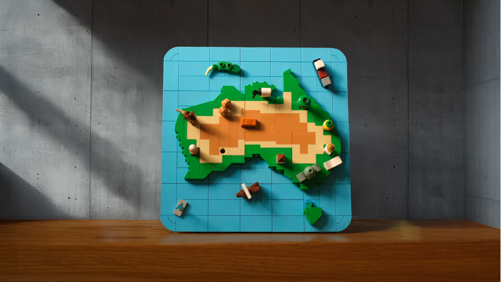 Brickstralia: A Miniature LEGO Journey Down Under