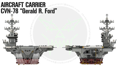 CVN-78 Gerald R. Ford | Aircraft Carrier - 1:300 Scale