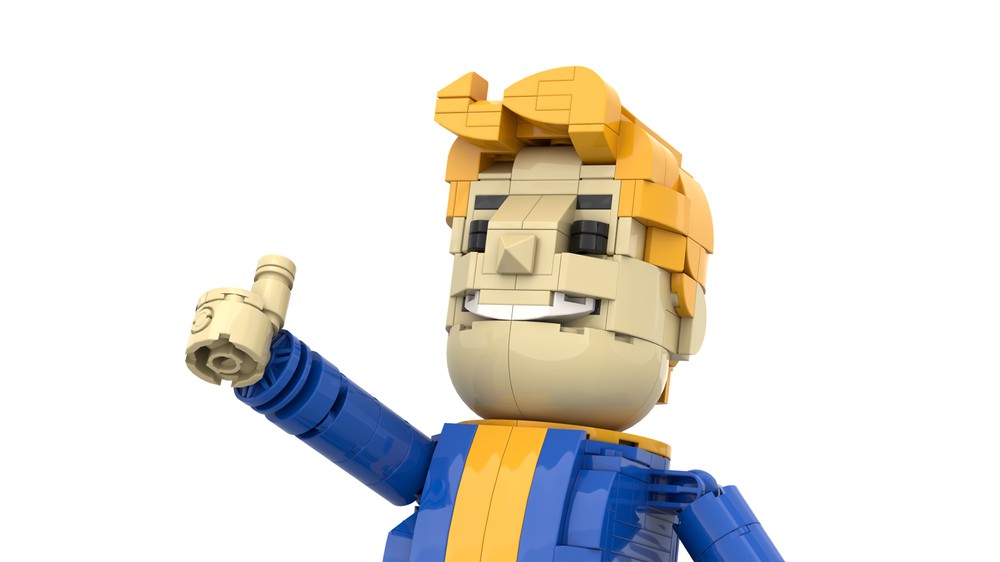 FALLOUT: Vault Boy Posable Desktop Figurine With Stand!