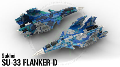 Sukhoi | SU-33 Flanker D - 1:34 Scale