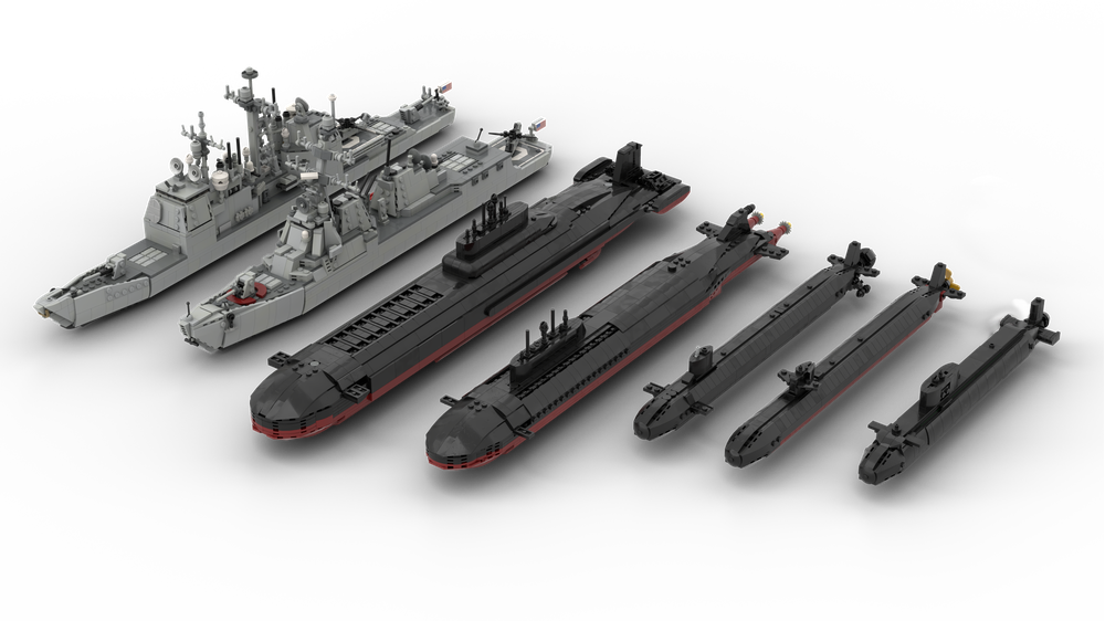 Nuclear Submarine TYPHOON | Project 941 Акула - 1:300 Scale