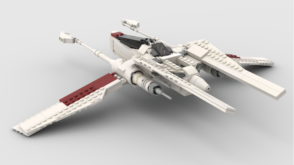 Vector Starfighter High Republic Minifigure Scale