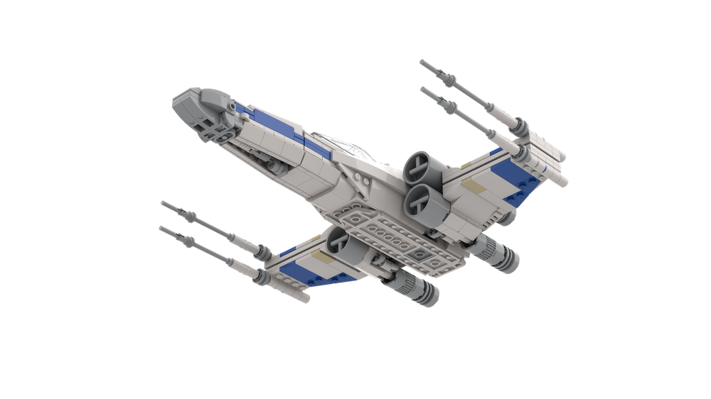 MOC-197420-1: Blue Leader T65b Starfighter (2.0 Update)