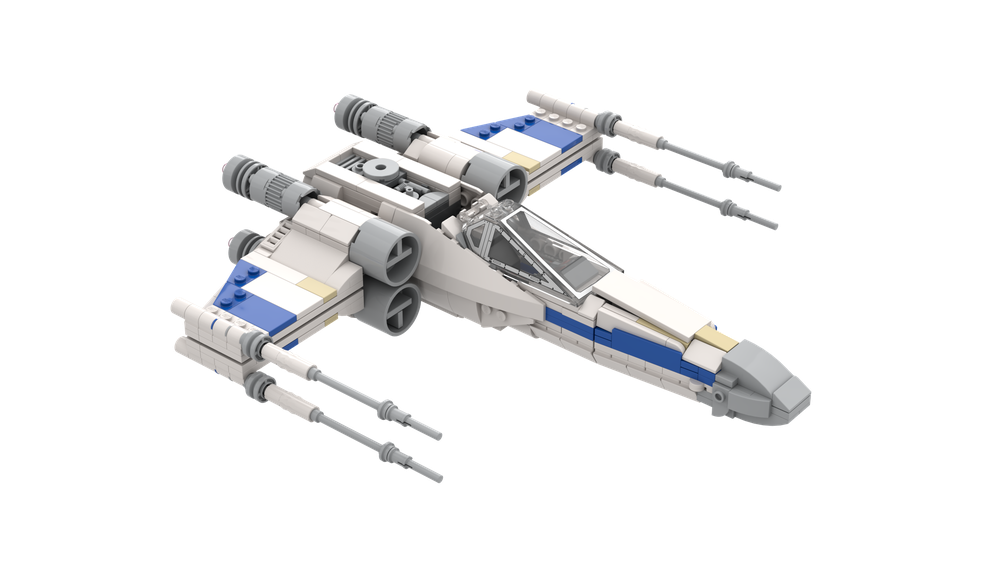 MOC-197420-1: Blue Leader T65b Starfighter (2.0 Update)