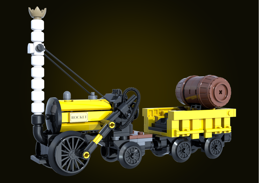 1829 L&MR Stephenson's Rocket