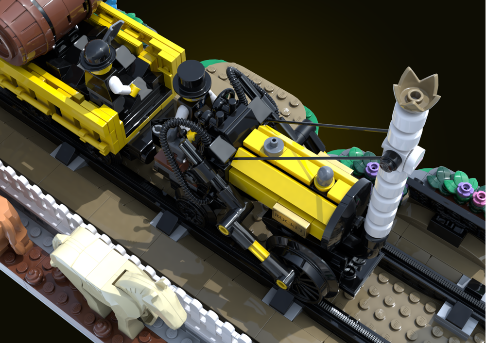 Stephenson's Rocket Display Set