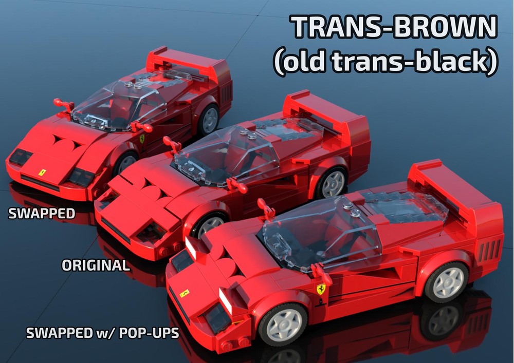 76934 Ferrari F40 Engine & Headlight Swap – MOCBoxing