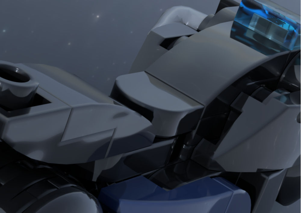 1992 Batcycle For 76271 The Animated Series Gotham City™