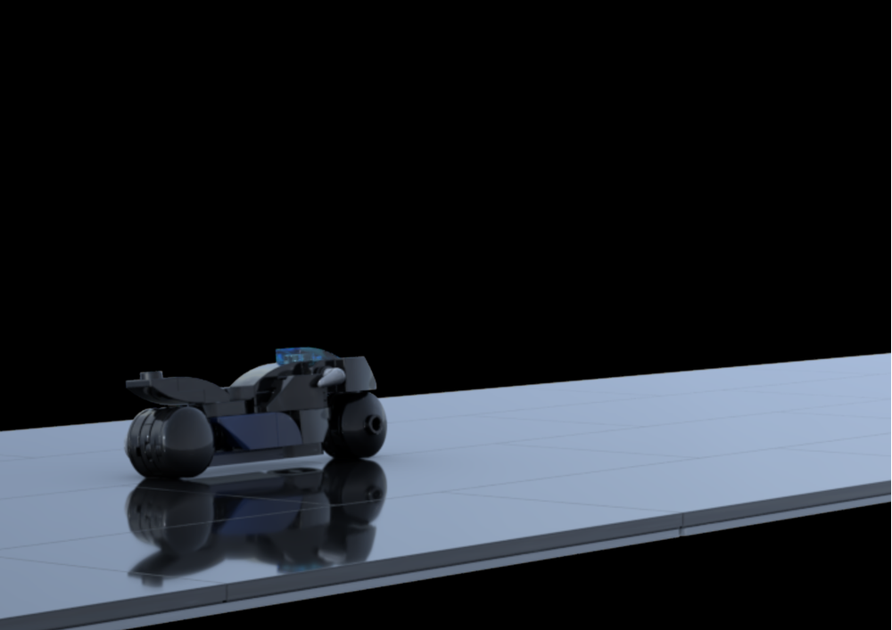 1992 Batcycle For 76271 The Animated Series Gotham City™