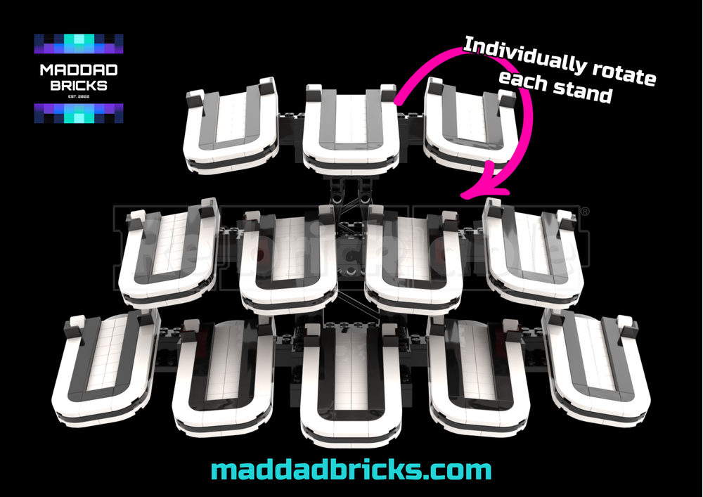 Display Stand For 71049 F1 Collectible Race Cars