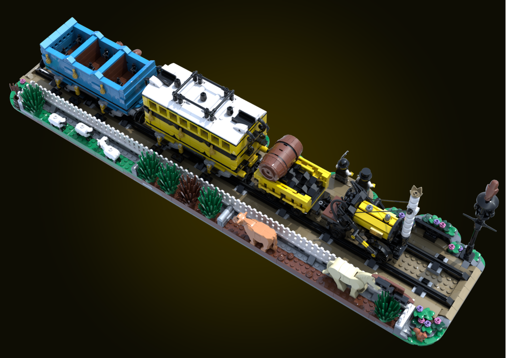 Stephenson's Rocket Display Set