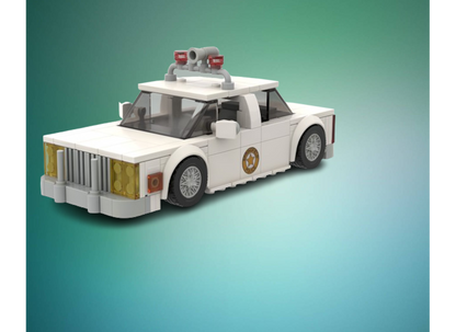 Chief Wiggum's Police Car - 8-Stud Speed Champions MOC