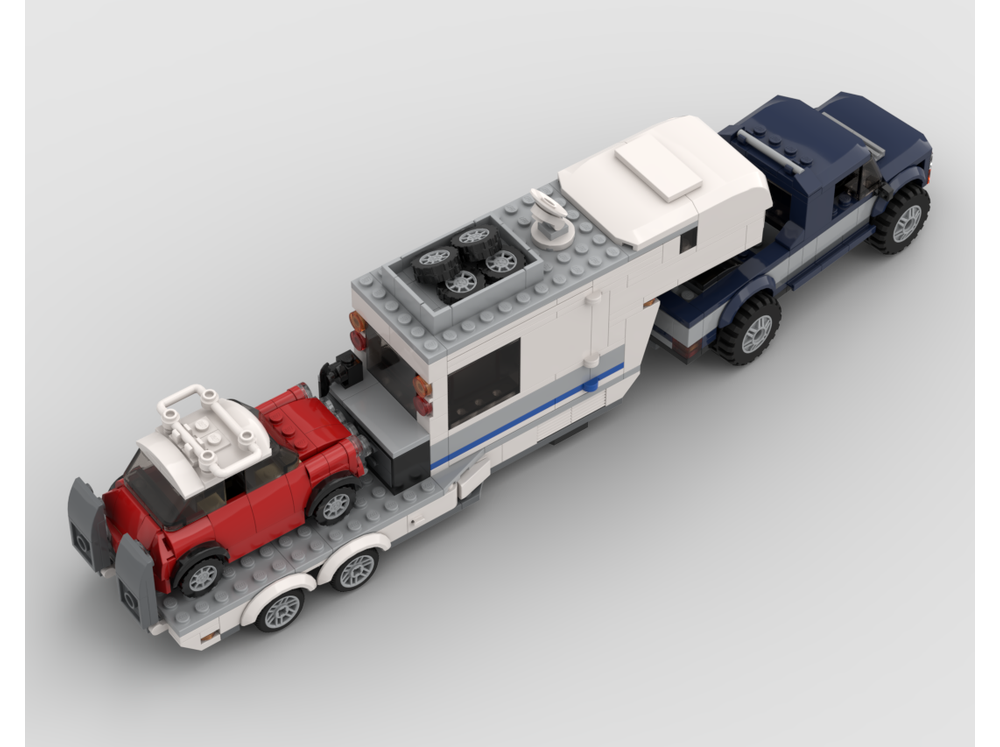 Wide (Car) Toy Hauler Camper Trailer