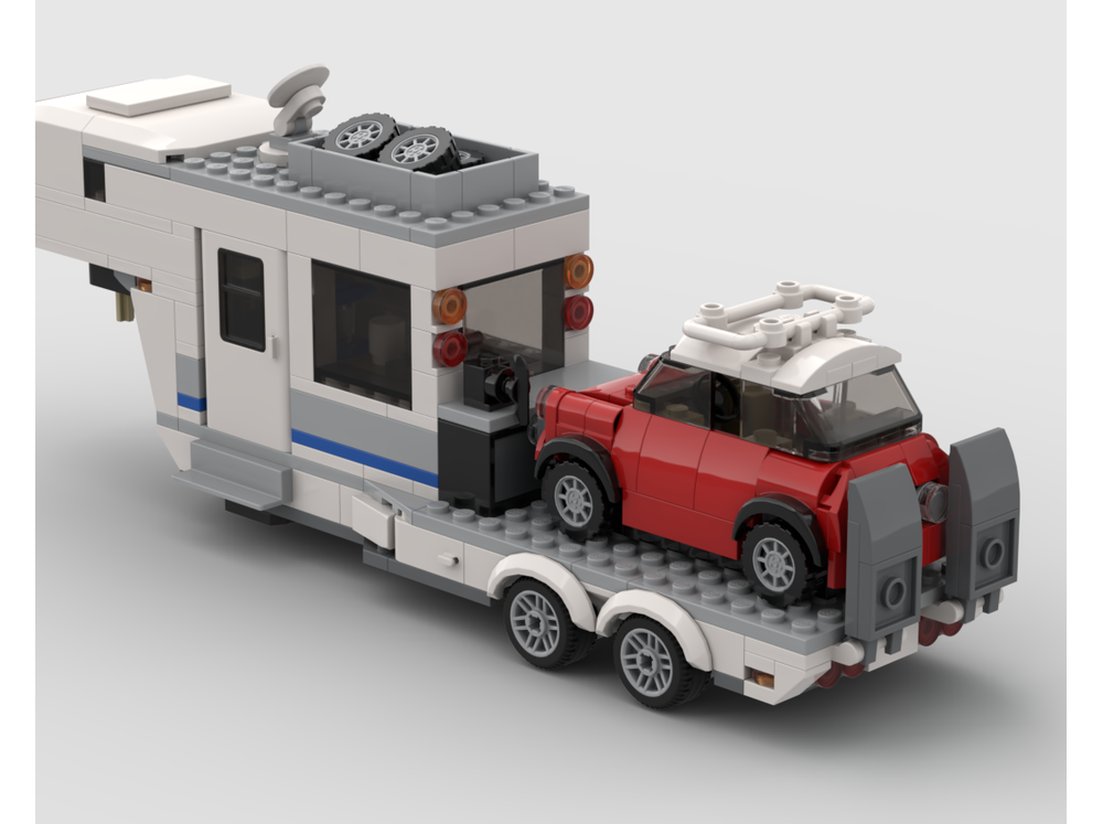 Wide (Car) Toy Hauler Camper Trailer