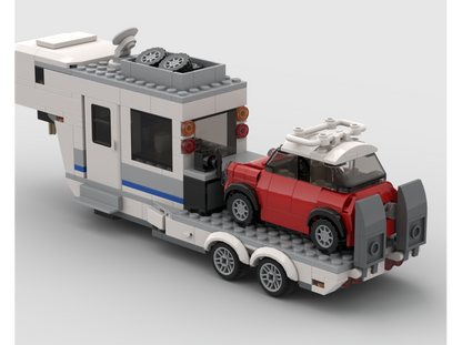 Wide (Car) Toy Hauler Camper Trailer