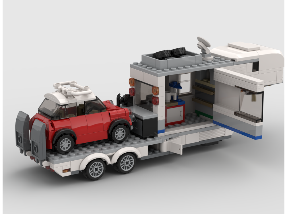 Wide (Car) Toy Hauler Camper Trailer